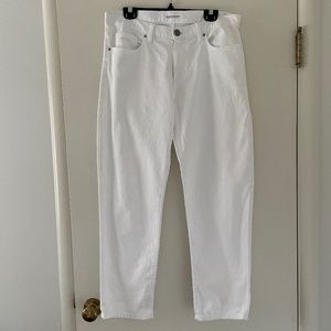 Banana Republic White Jeans Boyfriend Fit Size 29